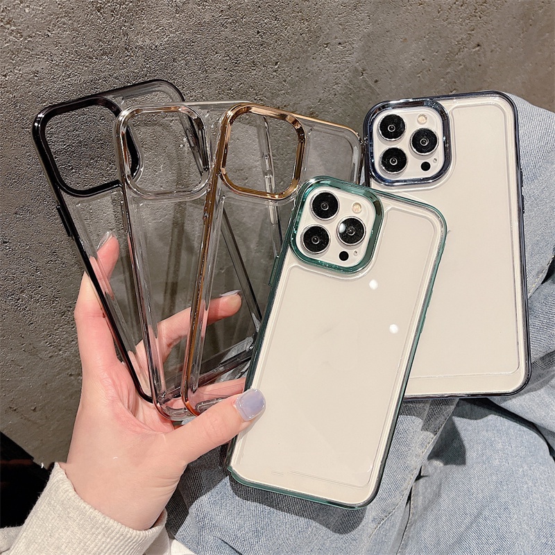 Ốp Điện Thoại TPU Trong Suốt Chống Rơi Cho Iphone 13 12 11 Pro Max Xs Max Xr 8 7Plus