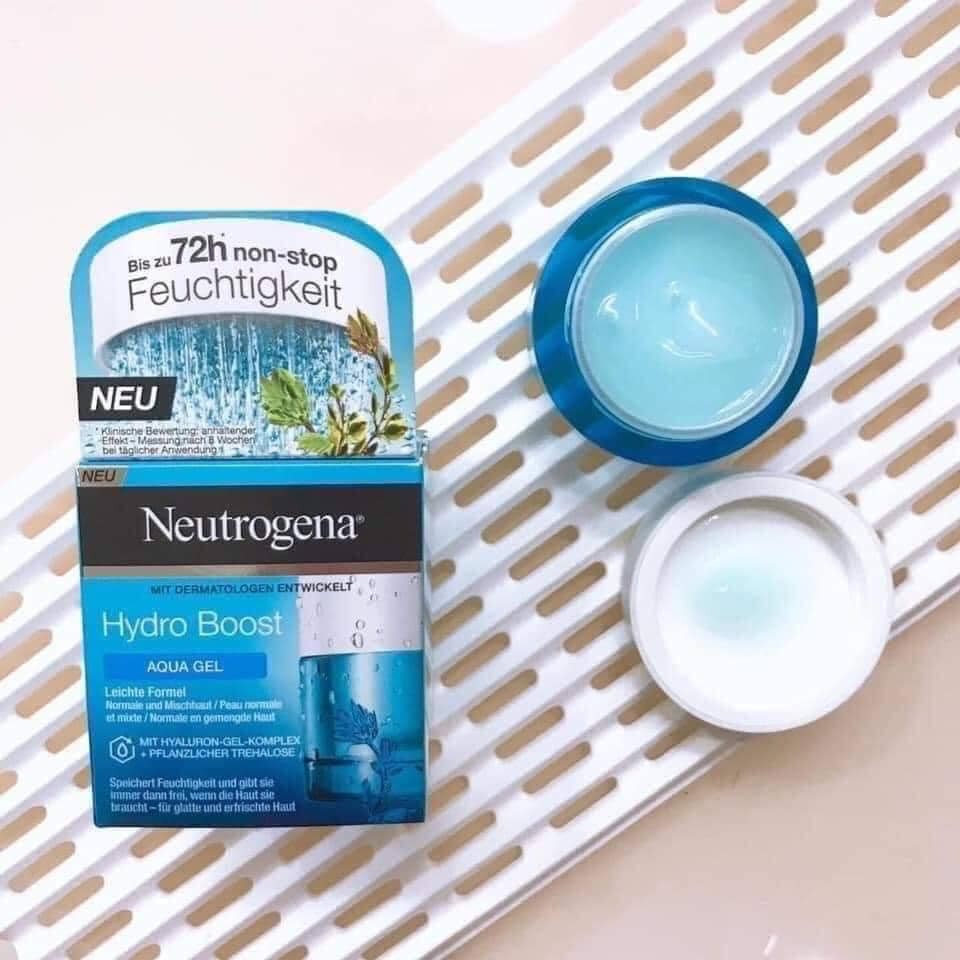 Kem Dưỡng ẩm Neutrogena Aqua Gel, Aqua Cream 50ML – Bản new 2020 – Made In France