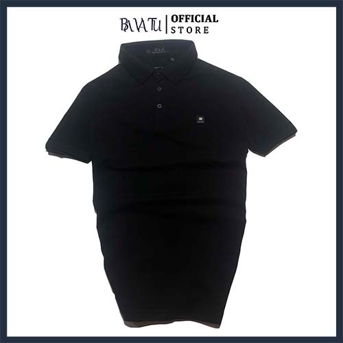 Áo phông thun Polo nam có cổ tay lỡ basic - Áo Polo công sở màu xanh nhã nhặn đơn giản cá tính - BAVATU.