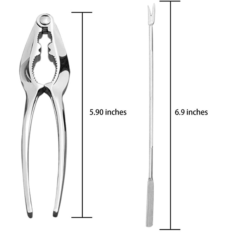 Bộ 10 Dụng Cụ Khui Hải Sản Và 4 Nĩa Ăn Hải Sản