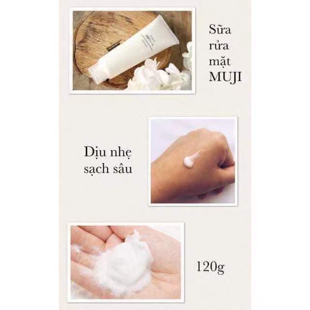 SỮA RỬA MẶT DỊU NHẸ MUJI NHẬT BẢN