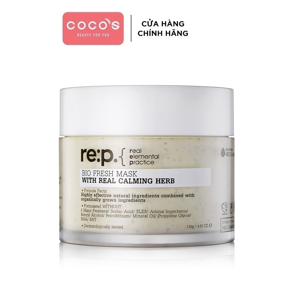 Mặt Nạ REP Đất Sét Giảm Sưng Viêm Dành Cho Da Dầu Mụn RE:P Bio Fresh Mask With Real Calming Herbs 130g | BigBuy360 - bigbuy360.vn