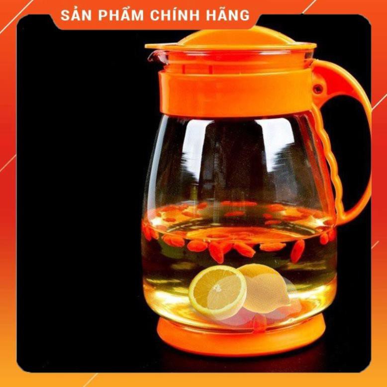 CHÍNH HÃNG -  Ấm pha trà thuỷ tinh 1500ml,bình pha trà thủy tinh ,bình ủ trà cao cấp,bình đựng nước 1500ml