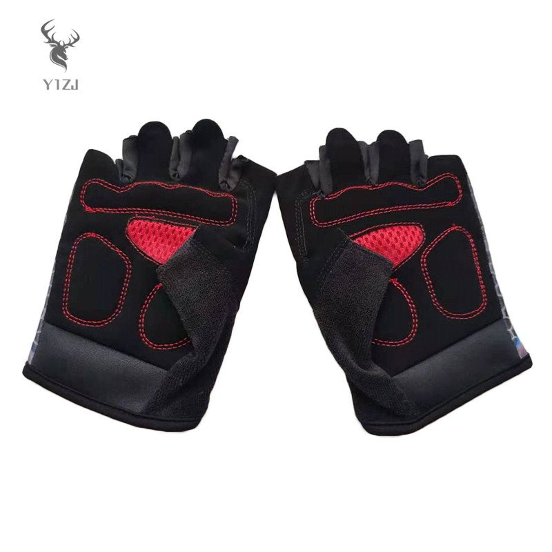 COD&amp; Summer Fingerless Gloves with Easy-Off Hook Thin Breathable Lightweight Anti-Slip UV Sun Protection for Outdoor &amp;VN