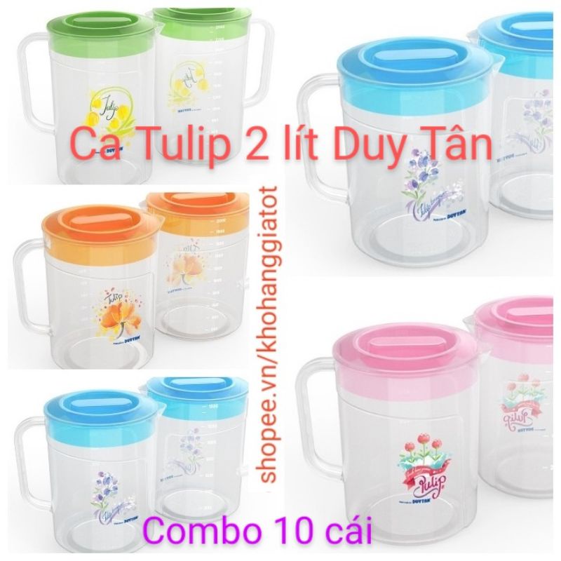 COMBO 10 CA TULIP 2 LÍT DUY TÂN -KT 17,9*13,4*17,8CM