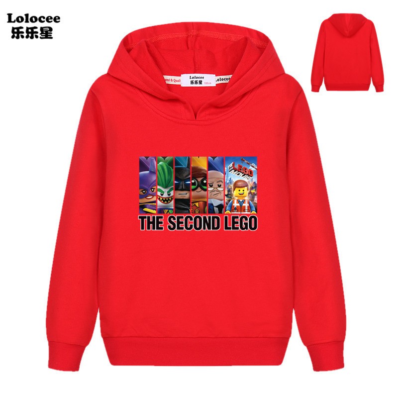 LEGO Áo Hoodie Dài Tay In Họa Tiết Phim The Second Dành Cho Bé Trai