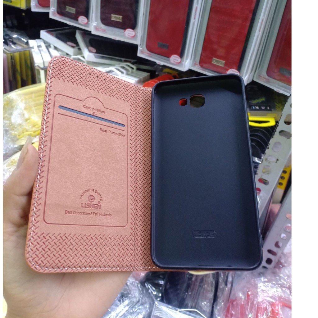 Bao da gập Lishen Samsung J7 Prime