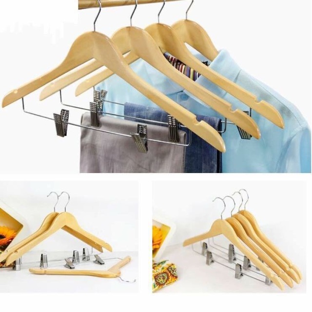 10c móc gỗ có kẹp