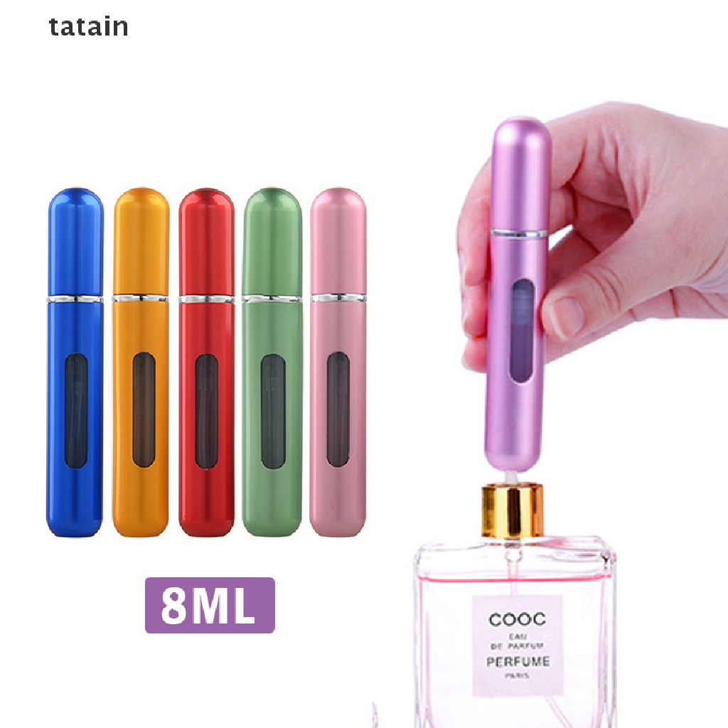 [TAT] Nước hoa 8ml Chai xịt nước hoa mini cầm tay có thể bơm lại bằng nhôm CVX