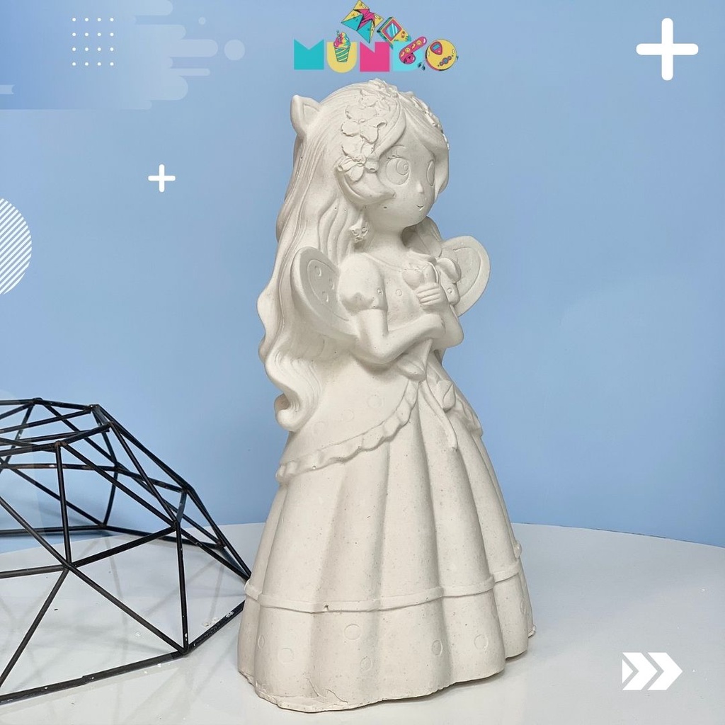 Tượng tô màu cao cấp chọn mẫu SIZE XXL YÊU TINH TIÊN ELF, tượng thạch cao MUNDO