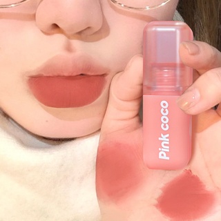 Son tint dạng lỏng XIXI Pink Coco kem đào nhung lì nhẹ nhàng