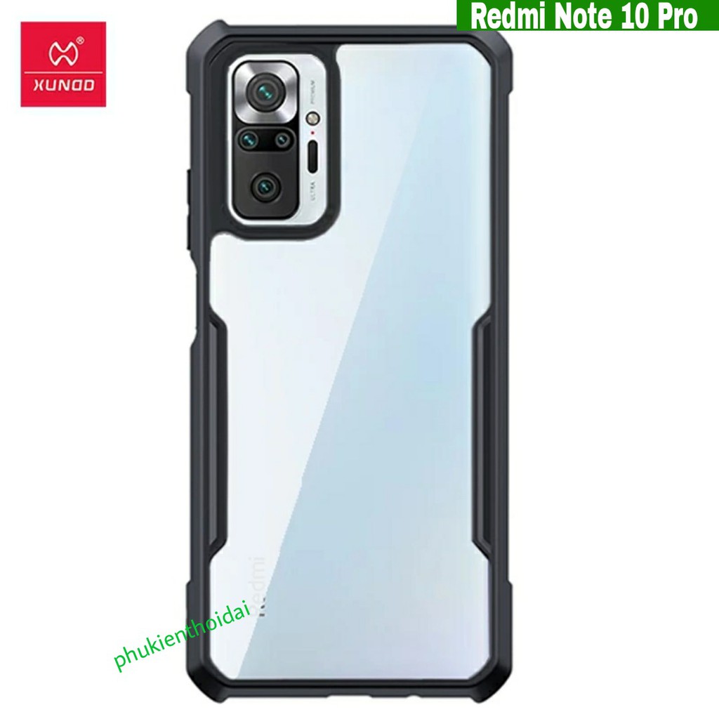 Ốp lưng Redmi Note 12 Pro 5G / Redmi Note 10 Pro / Note 11 Pro hiệu Xundd lưng trong viền màu