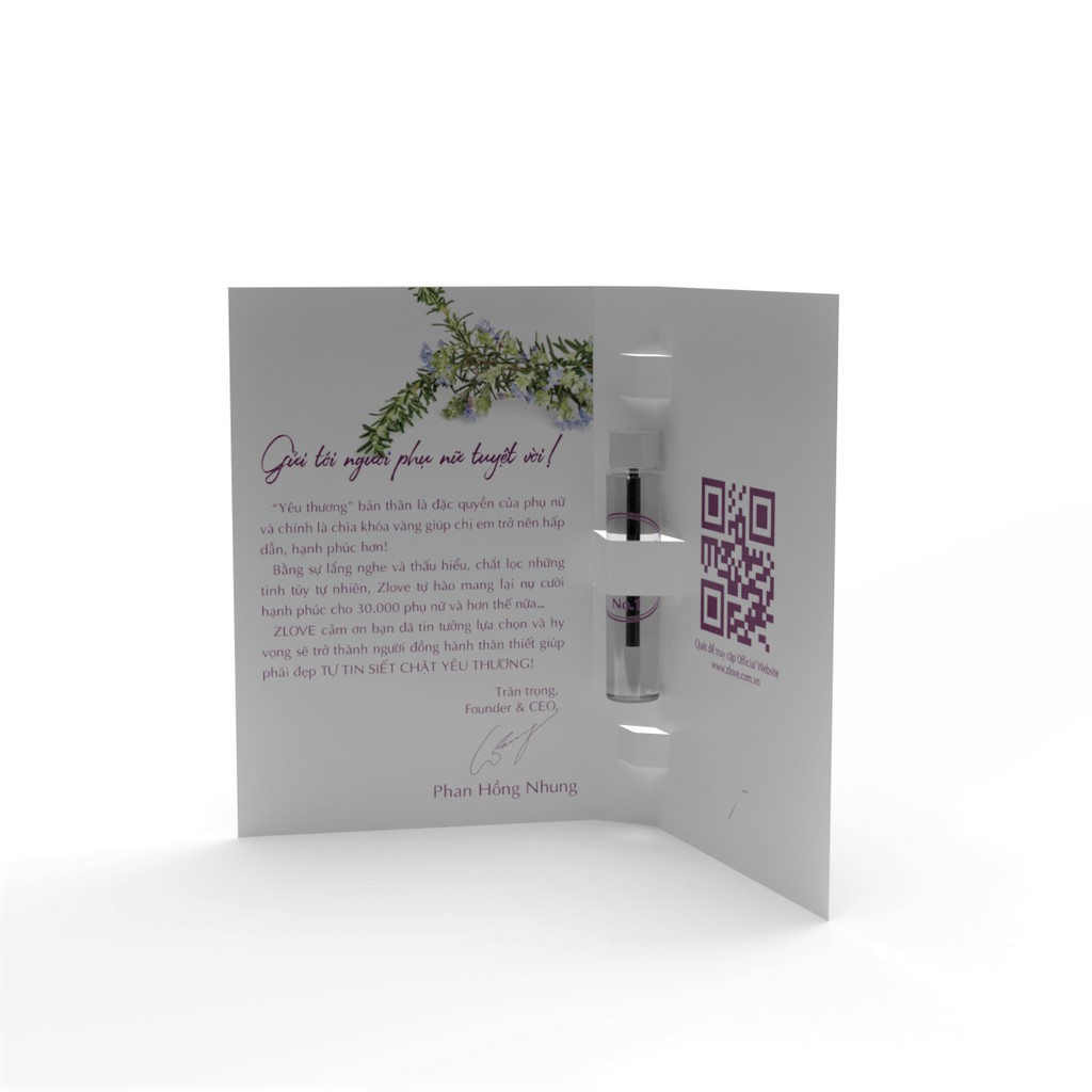 Nước hoa vùng kín ZLOVE Secret No.1 - Thảo dược tự nhiên -  Lưu giữ hương thơm cả ngày (1ml) | BigBuy360 - bigbuy360.vn