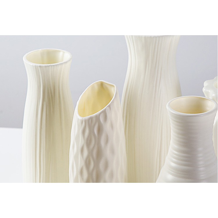 Bình hoa nhựa phong cách Bắc Âu trang trí phòng khách nhiều màu tùy chọn 365