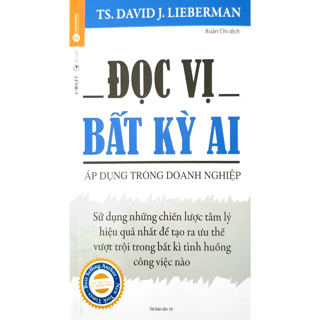 Sách - Đọc vị bất kỳ ai - Áp dụng trong doanh nghiệp (Tái bản lần 16)