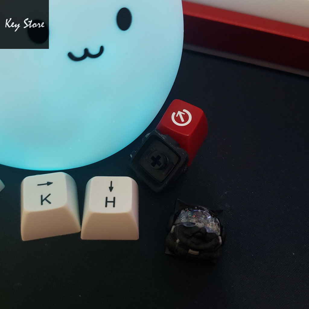 Nút bàn phím cơ artisan keycap sirius màu đen galaxy