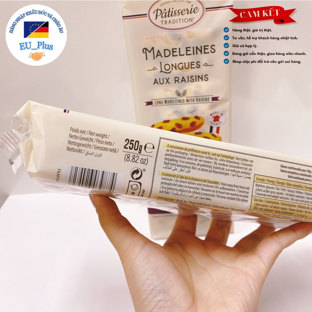 [Hàng Pháp] BÁNH BÔNG LAN NHO KHÔ LESTER PHÁP✨250g