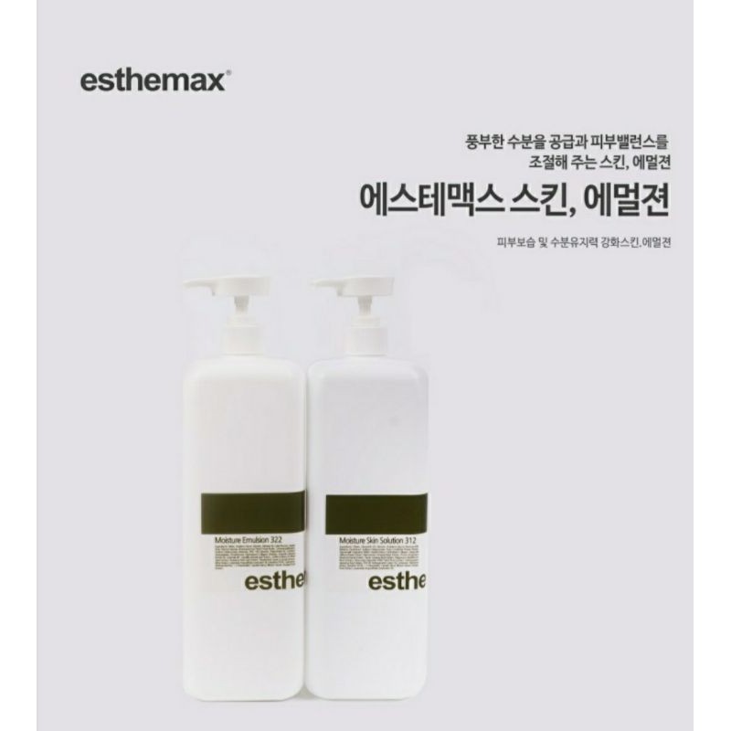 Bộ Sản Phẩm Nước Cân Bằng và Emulsion Esthemax 1000ml