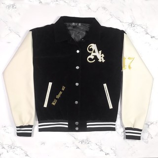 Áo Khoác Varsity đen- Ak 47 Republic