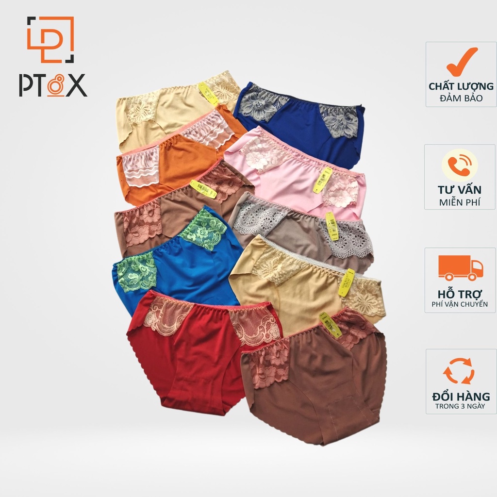 Quần lót nữ chất cotton su thông hơi mềm mại PT8X