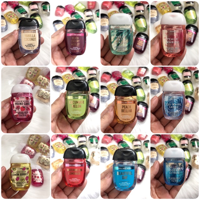 ❤️ [Hàng Mỹ, Có Sẵn] Gel rửa tay khô diệt khuẩn Bath & Body Works 29ml Mỹ, rất thơm, mềm mịn da