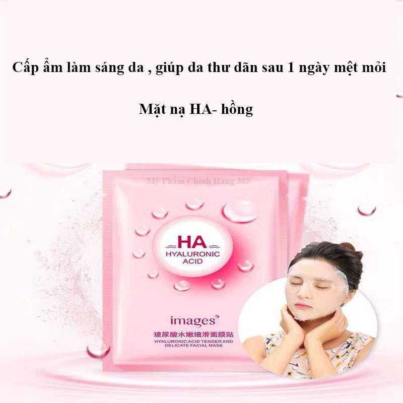 Mặt Nạ🍒[FREE SHIP]🍒 Mặt Nạ HA Images HYALURONIC ACID FACIAL MASK🍒[Mat Na] 🍒