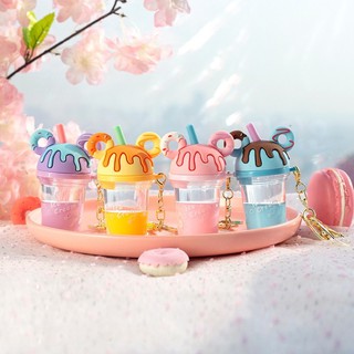 Móc khoá Ly nước trái cây bánh donut trà sữa
