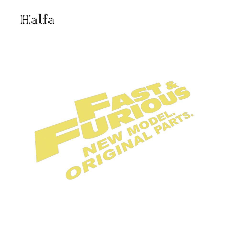 Hl Bộ Dụng Cụ In Hình Độc Đáo Tiện Dụng☆Sticker Phản Quang Dán Trang Trí Xe Hơi Hình Fast Furious