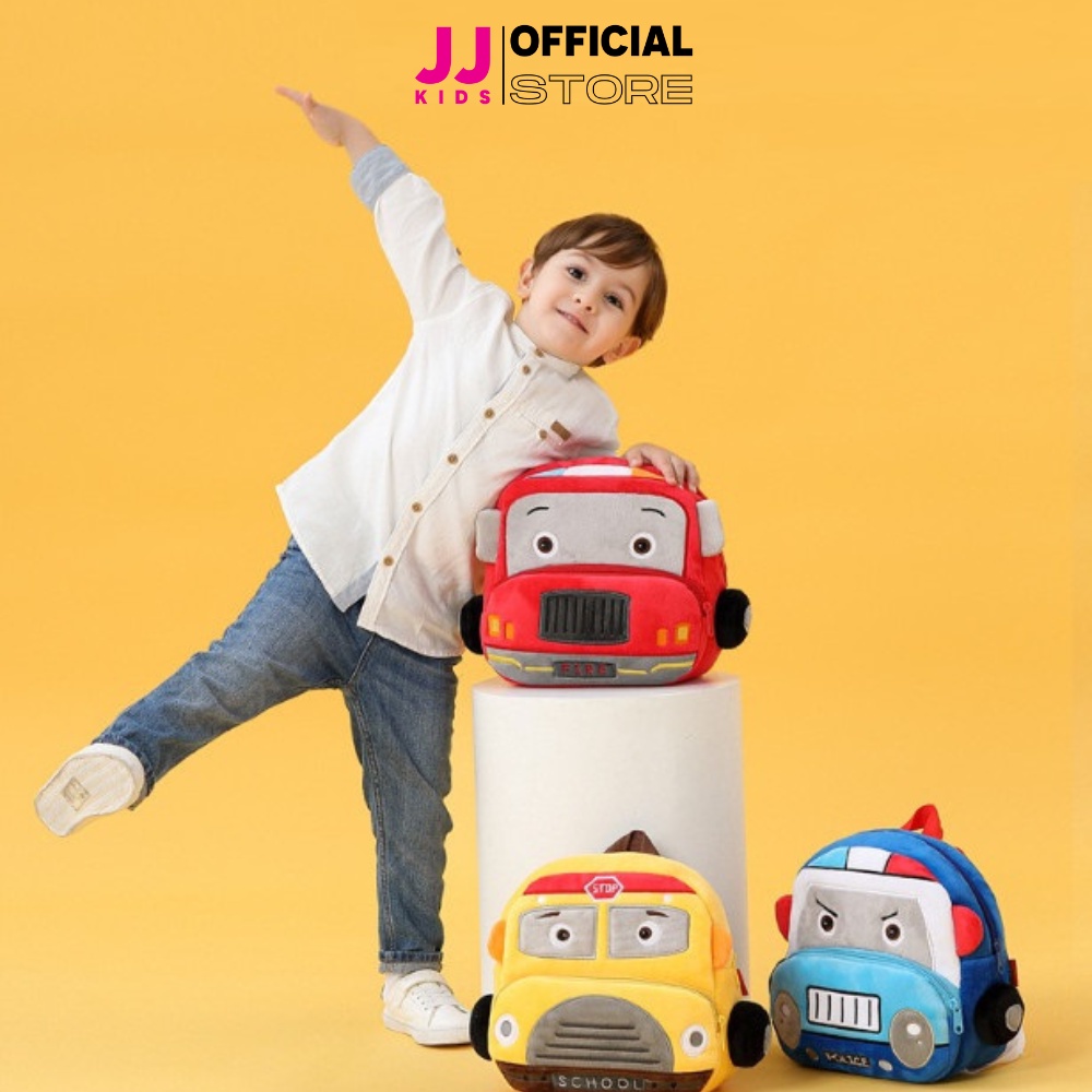 Balo cho bé trai bé gái JJ Kids trẻ em mầm non mẫu giáo hình thú dễ thương