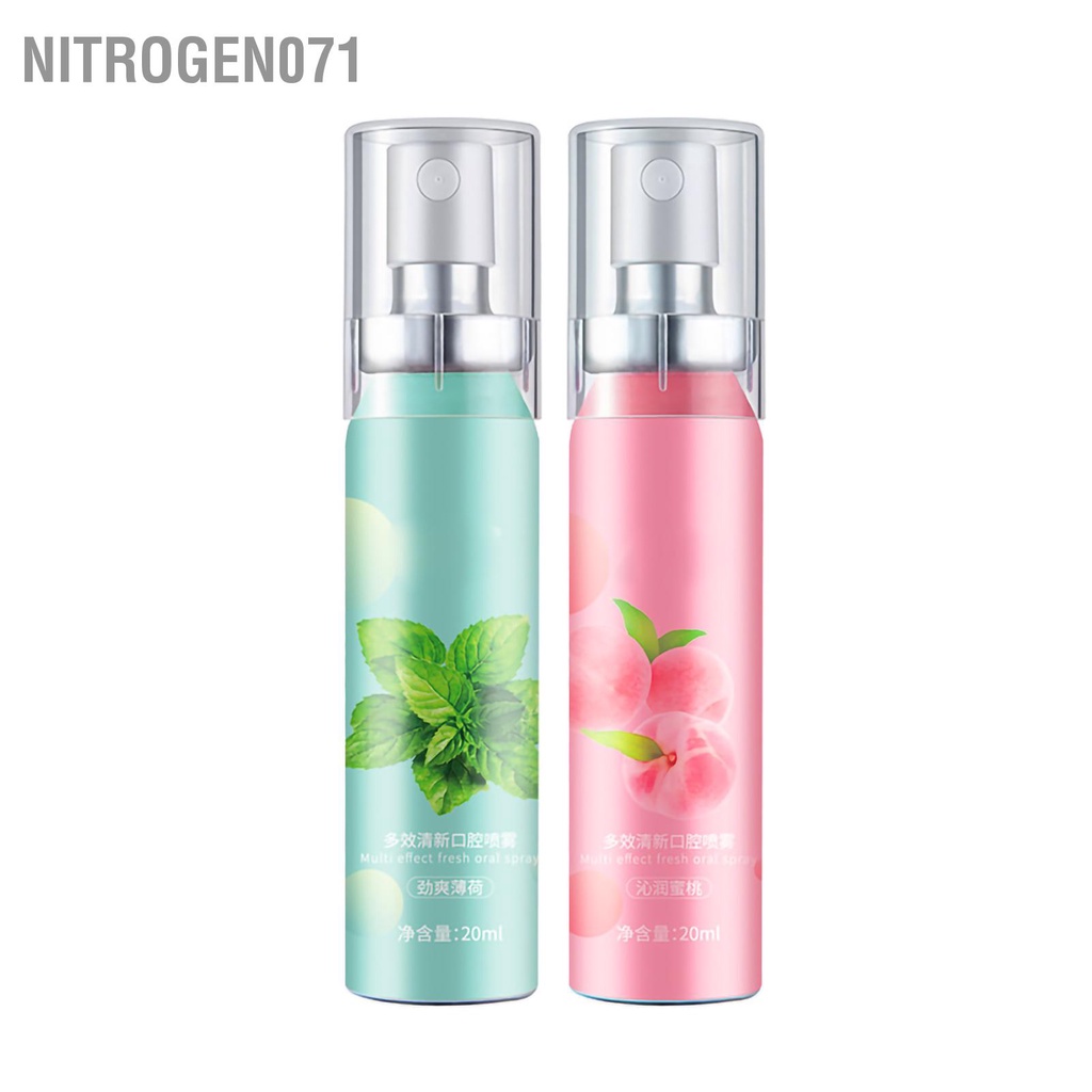 Nitrogen071 Xịt Thơm Miệng Heyxi An Toàn Xịt Thảo Mộc Giảm Hôi Miệng Giúp Ngăn Ngừa Vi Khuẩn Khoang Miệng Lưu Hương Thơm Mát TựNhiên