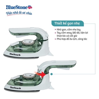 Bàn Ủi Hơi Nước Du Lịch Mini BlueStone SIB-3819 (1200W) - Hàng chính hãng - Bảo hành 24 tháng