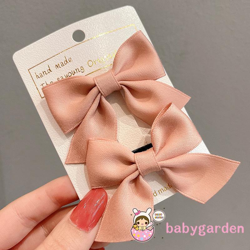 Kẹp tóc nơ màu sắc xinh xắn cho bé gái