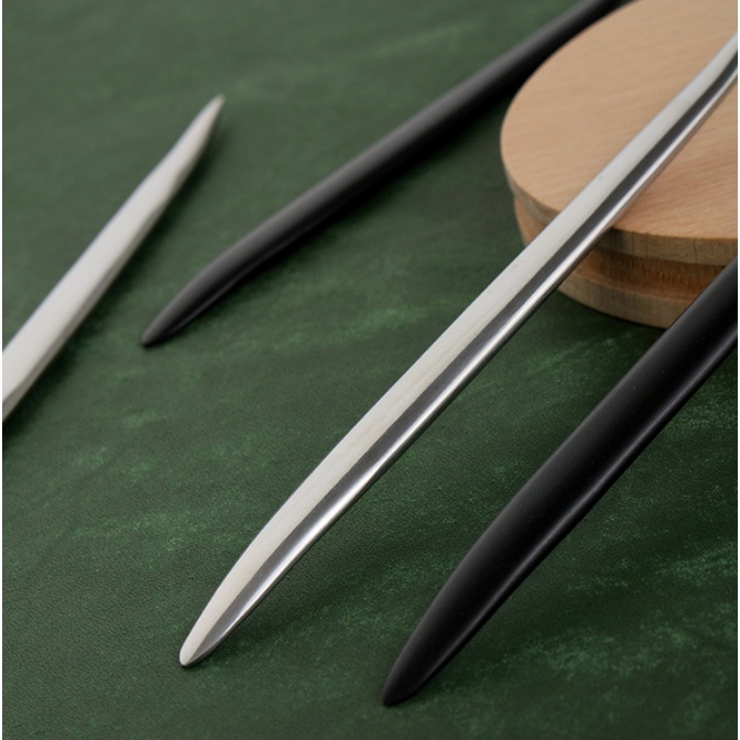 Cây tool vuốt form kim loại đánh bóng - dụng cụ làm đồ da thủ công
