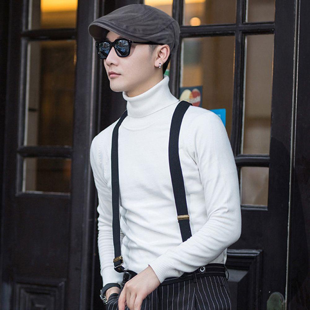 Mũ Nồi Beret Màu Sắc Ngà Phong Cách Retro Cho Nam