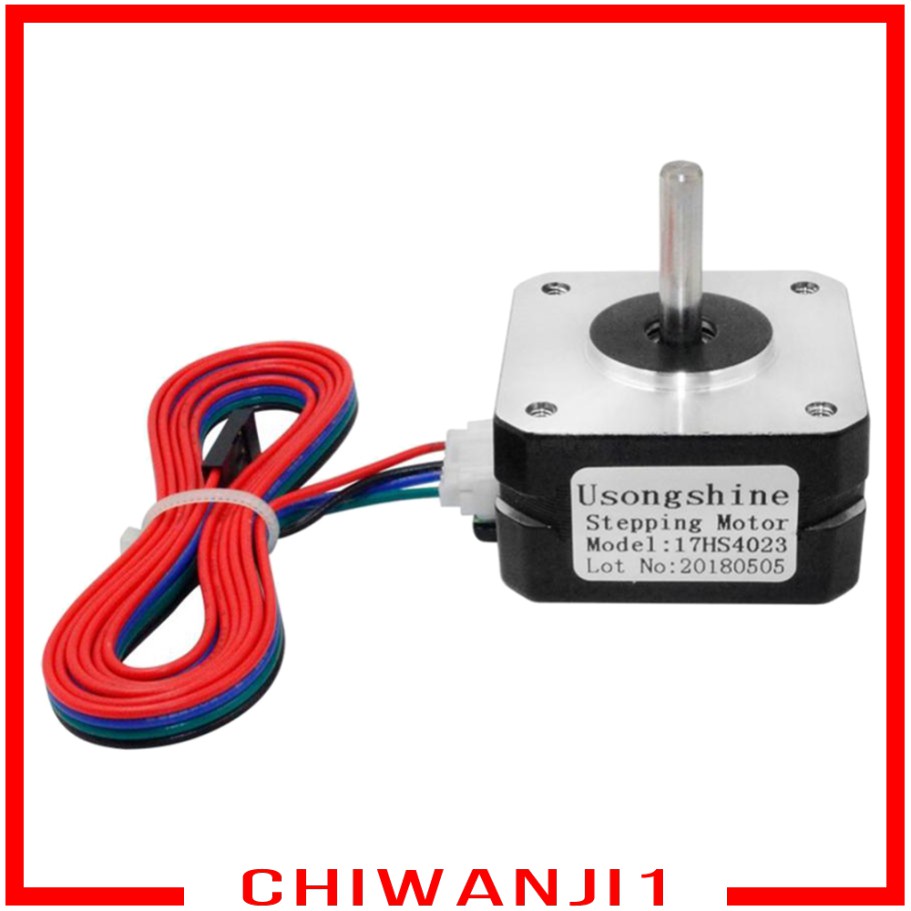 Động Cơ Bước Chiwanji1) Nema17 0.7a 2 Phase Với Cáp 4 Màu Cho Máy In 3d