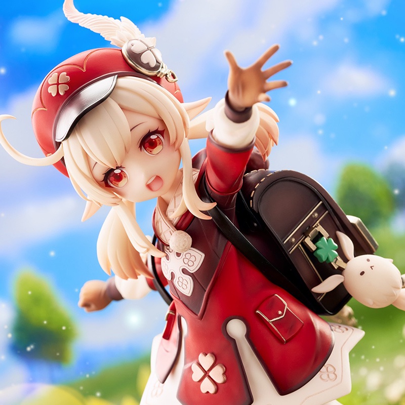 Mô hình Game Genshin Impact, nhân vật Klee Đứng Bằng PVC 16CM, Đồ chơi trang trí dành cho PC cute dễ thương, anime nữ
