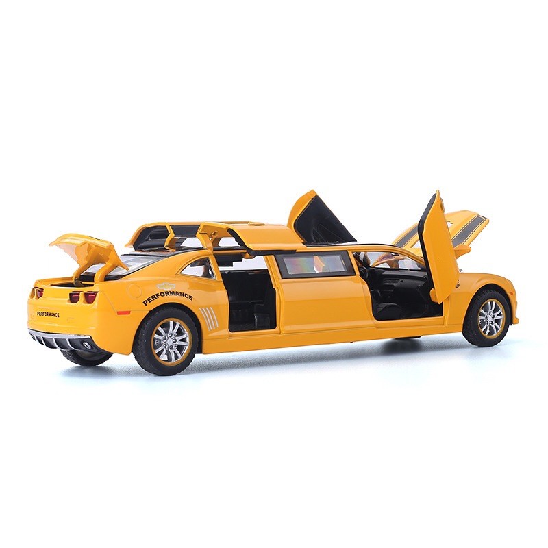 Mô hình Xe ô tô Limousine Camaro Bumblebee bằng hợp kim cao cấp