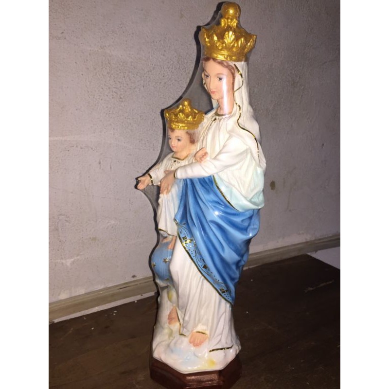 82.Tượng Đức Mẹ Phù hộ các Giáo hữu 47cm