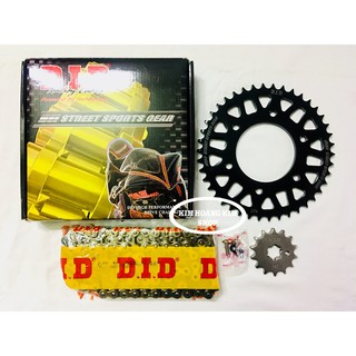 Bộ nhông-sên-dĩa DID thái lan dành cho Exciter 150 (Sên Vàng)
