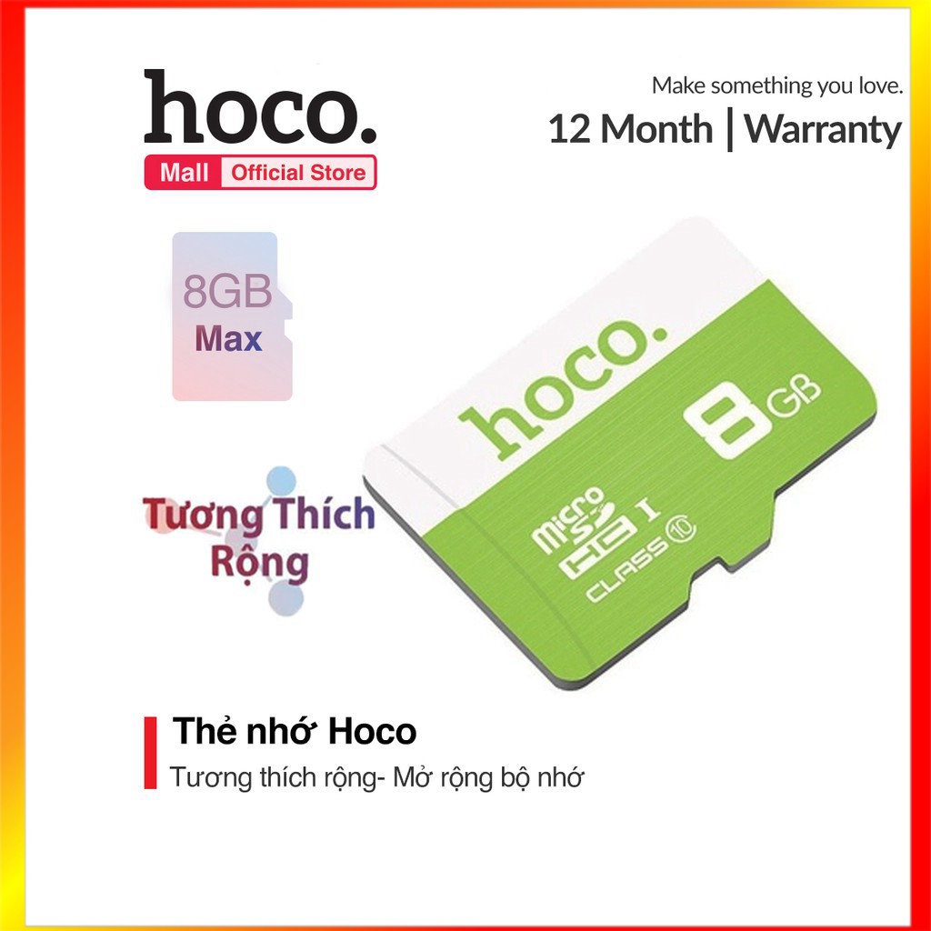 Thẻ nhớ Hoco tốc độ cao 8GB TF micro-SD - MrPhukien