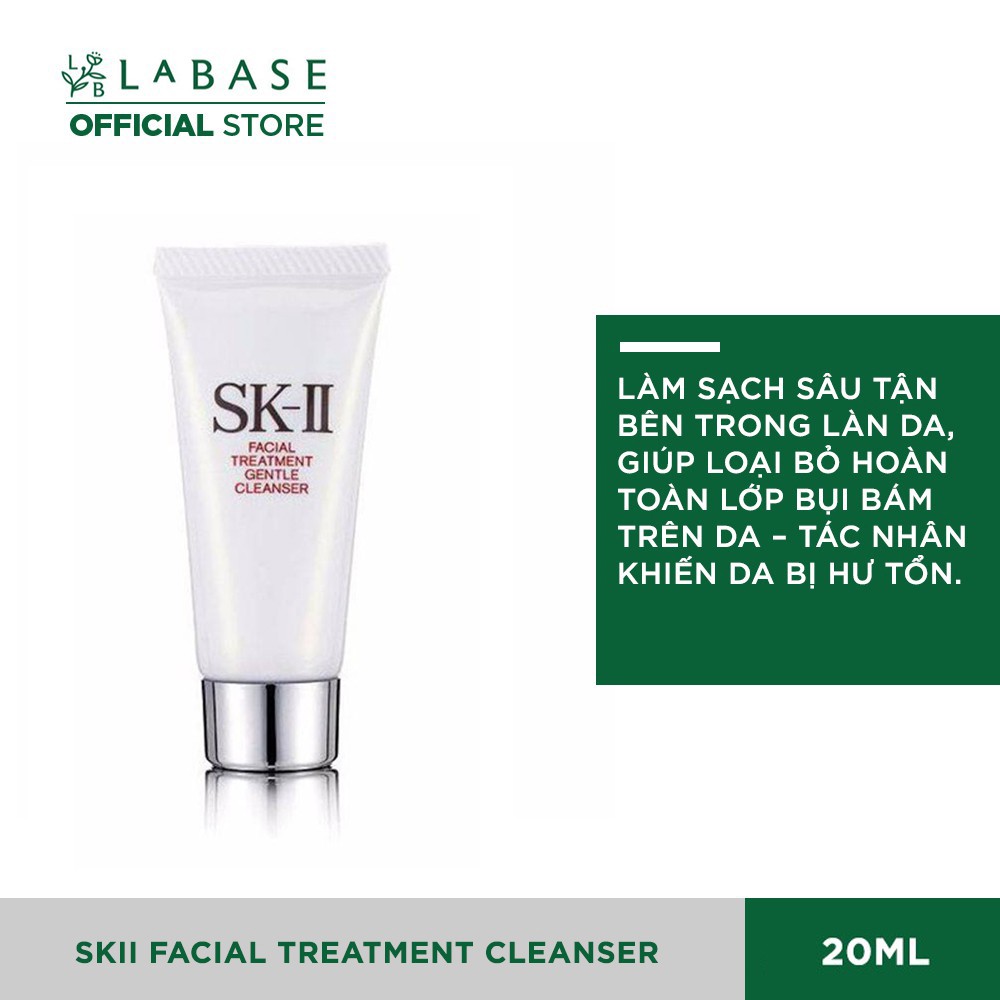 Sữa rửa mặt SKII Facial Treatment Gentle Cleanser 20g (4188)