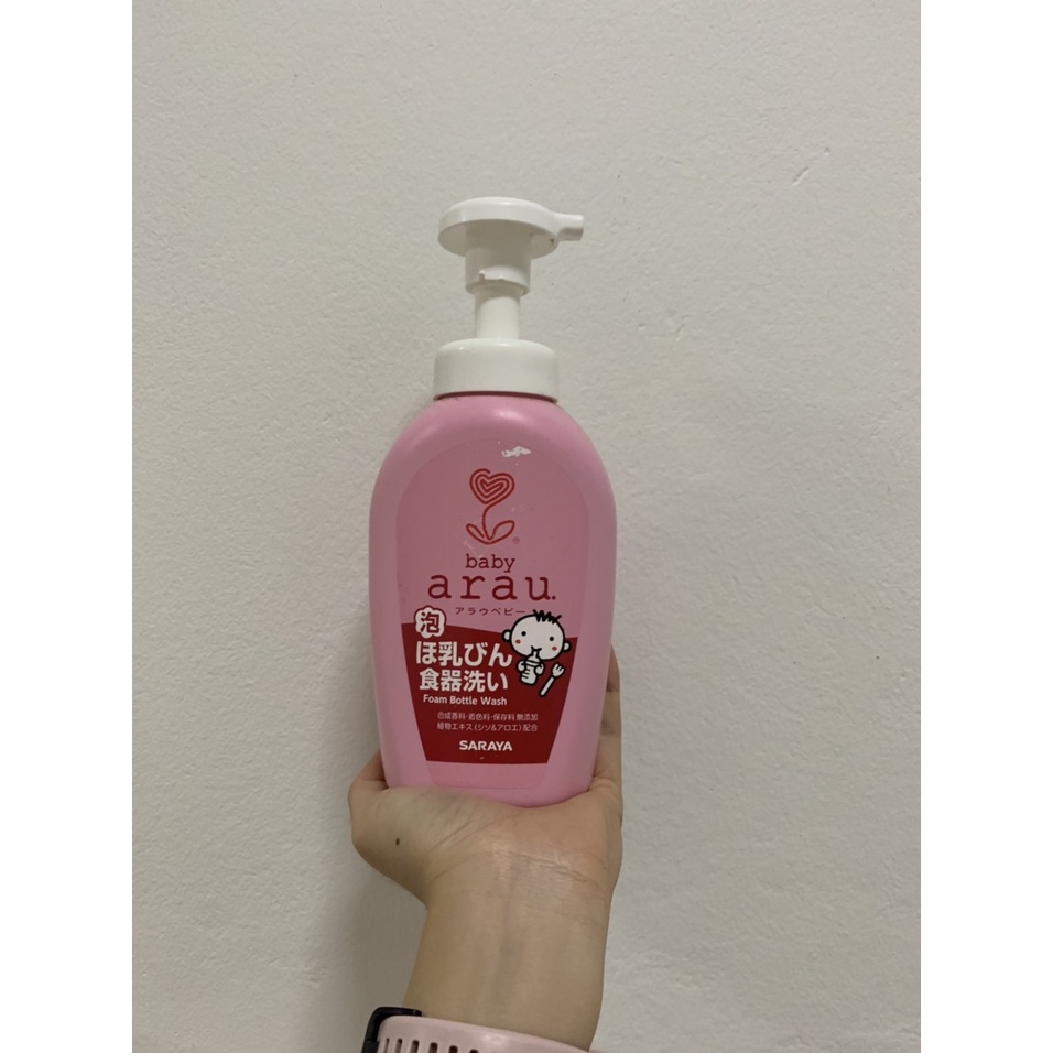 Nước rửa bình sữa Arau baby Nhật Bản