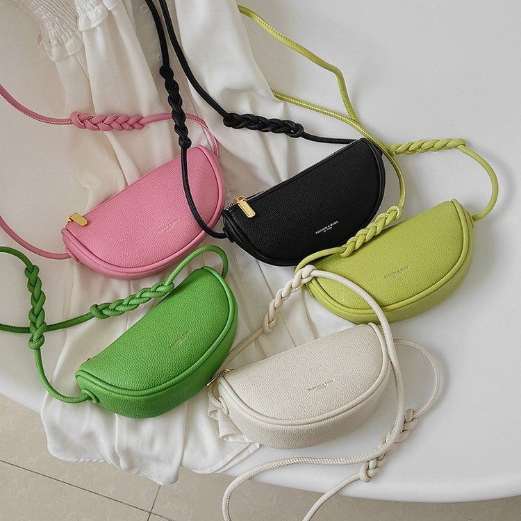 Túi Xách Đeo Vai Màu Trơn Phong Cách vintage Thời Trang Cho Nữ