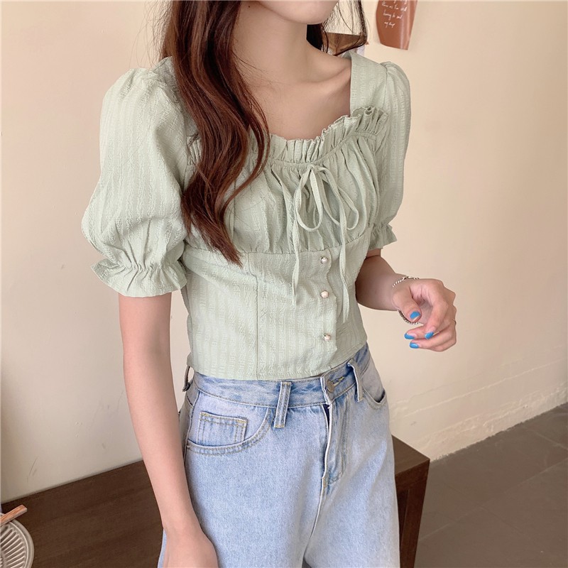 [SẴN] Áo kiểu sơ mi nữ Ulzzang Quảng Châu ASC86