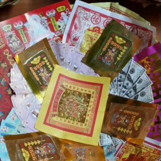 Trọn Bộ Phần Cúng Thần Tài Mùng 10 Đầy Đủ Và Bộ Khai Trương Giấy Người Hoa