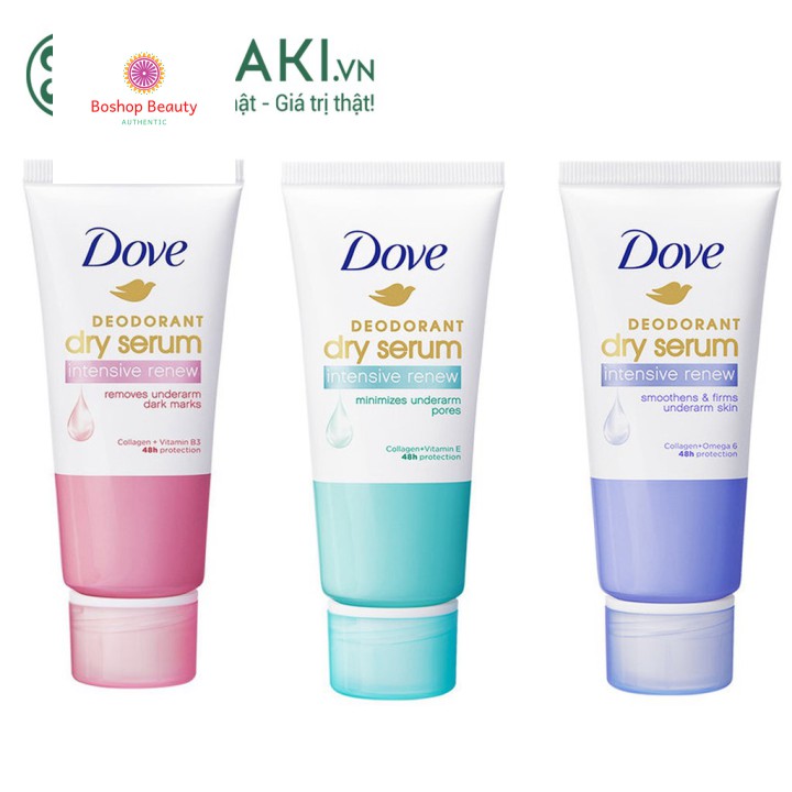 [Mã giảm mỹ phẩm chính hãng] Kem Khử Mùi Dove Tinh Chất Serum Dưỡng Sáng 50ml