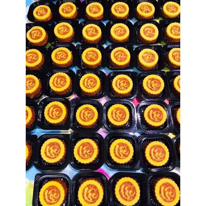 Hộp đựng xôi đế đen vuông HT12 13cm  đựng bánh trung thu, rau câu cơm xôi