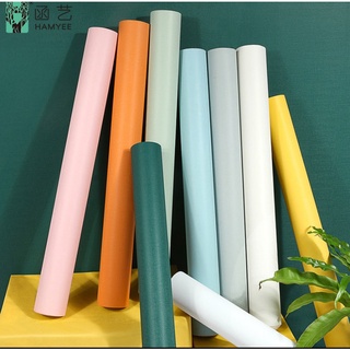 Cuộn 5m decal giấy dán tường nhiều màu khổ 45cm,decal dán tủ,dán bàn có sẵn keo dán