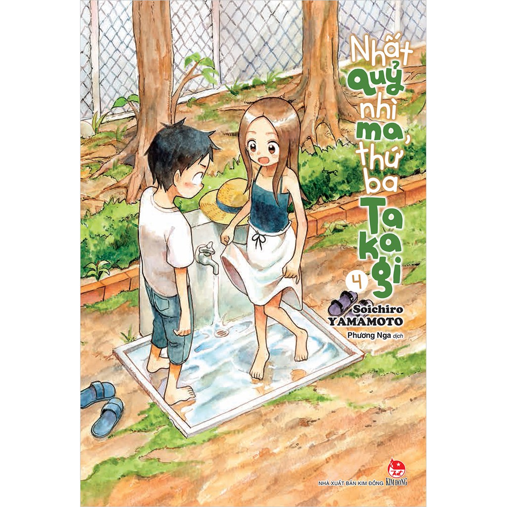 Truyện tranh Takagi - Tập 4 - Nhất quỷ nhì ma thứ ba học trò - NXB Kim Đồng