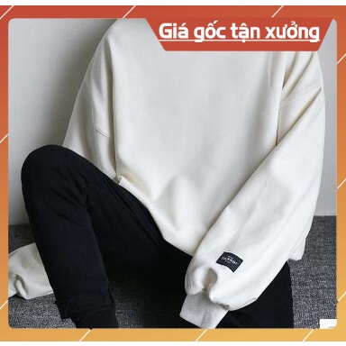 Áo sweater form rộng cổ tròn thời trang nam nữ | BigBuy360 - bigbuy360.vn